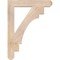 Ekena Millwork Merced Craftsman Smooth Bracket, Douglas Fir, 3 1/2"W x 24"D x 32"H BKT04X24X32MRC04SDF - alternate 4
